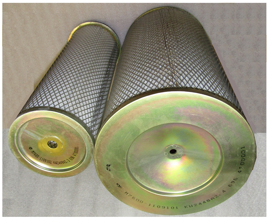 Фильтр воздушный двойной цилиндрический TDY 235 6LT (Ф1- 240х142х490 /Ф2-139х110х460 мм) /Air filter