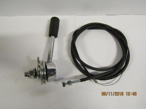 Рычаг газа с тросиком TSS-СР-350/Trottle Wire №22+Oil Lever Assy, №21 (2304-00018-4+2304-14000-1)