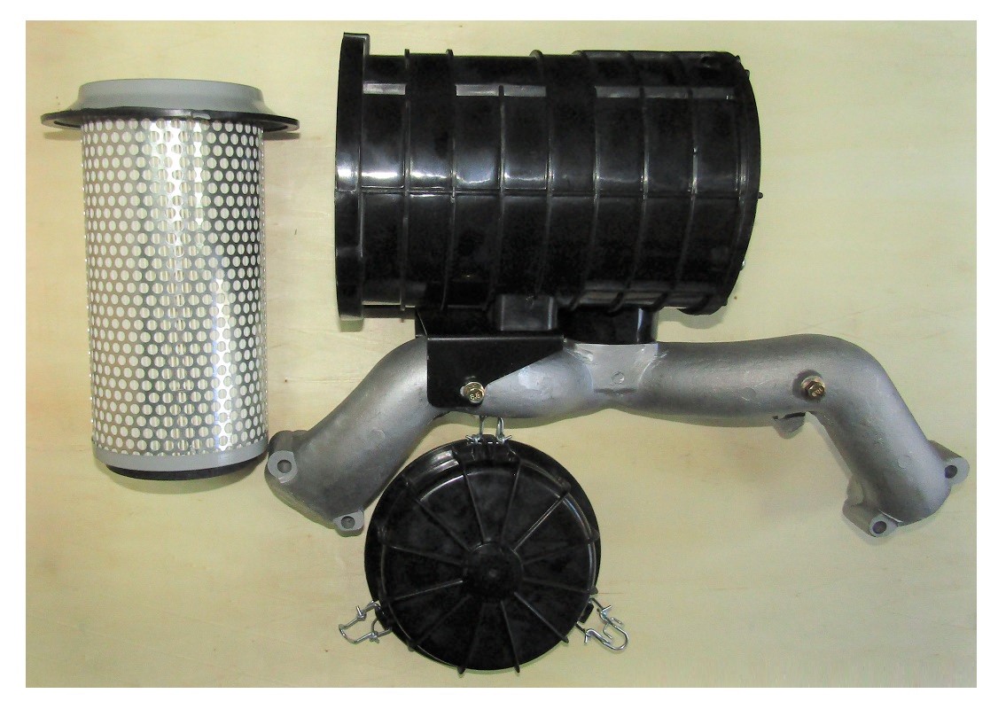 Фильтр воздушный в сборе (цилиндрический) с коллектором (замена арт.018306) SDG10000EH /Swirl type air filter assy