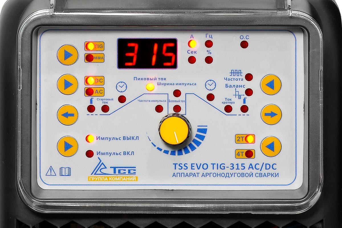 Аппарат аргонодуговой сварки TSS EVO TIG-315 AC/DC