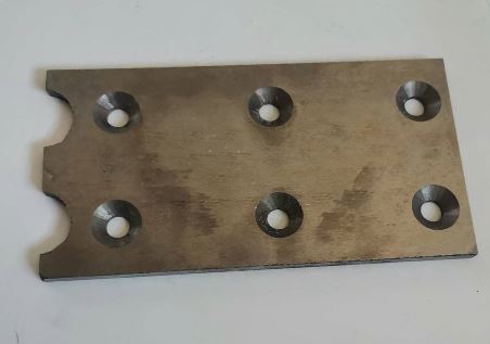 Пластина направляющая ножа TSS GQ 40A/GQ40A WEAR-RESISTING PLATE (STEEL-CAST), №3 (60002533)