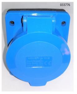 Розетка синего цвета на 32А 220V SGG 10000Ei/220V blue socket