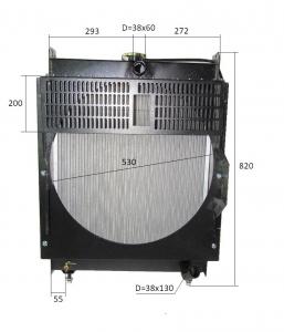 Радиатор охлаждения Ricardo N4105DS; TDK-N 38 4LT в сборе/Radiator assembly