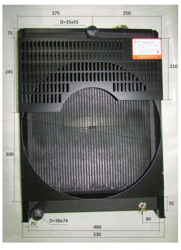 Радиатор охлаждения TDL 19 2L/Radiator