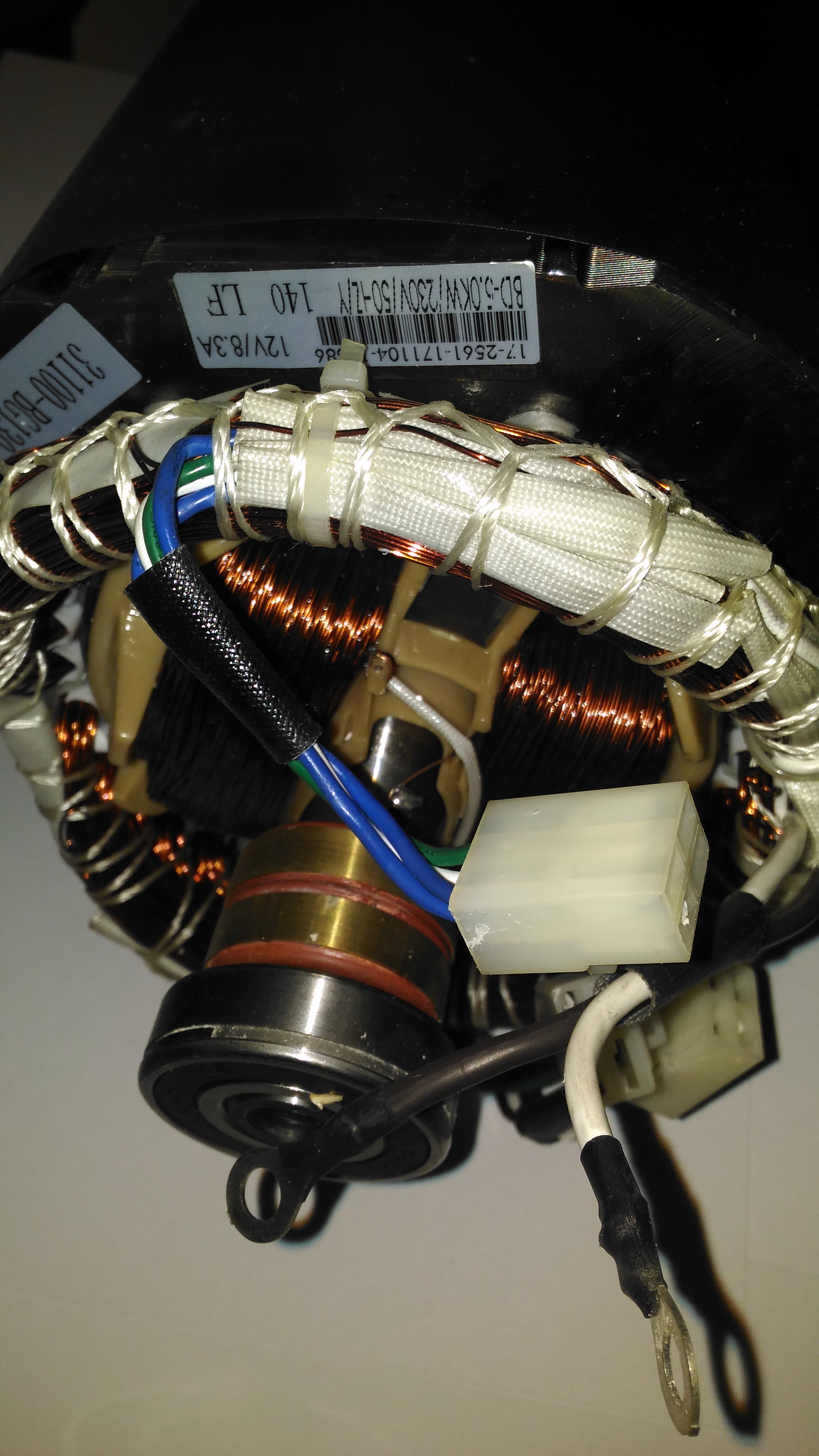 Генератор однофазный SGG 5000Е (Статор + ротор,220 в)