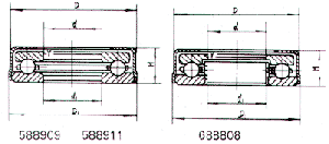 Подшипник (45х73х17) редуктора TSS DMD1000/Bearing