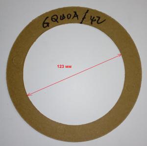 Прокладка редуктора GQ40A (123 мм)/Gasket