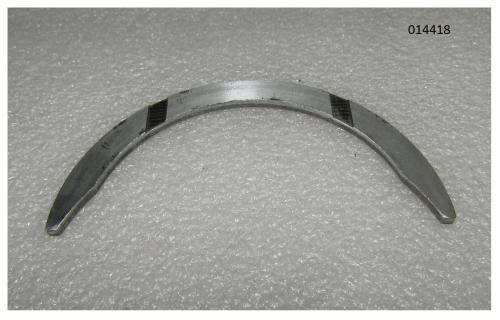 Полукольцо упорного подшипника коленчатого вала верхнее TDY 19 4L /Crankshaft thrust bearing, upper