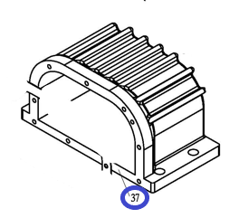 Корпус вибратора TSS-WP160-170/Vibrating case, №37 (CNP300024-37)