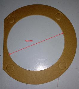 Прокладка редуктора GQ52A (круглая,D=171/123 мм)/Gasket