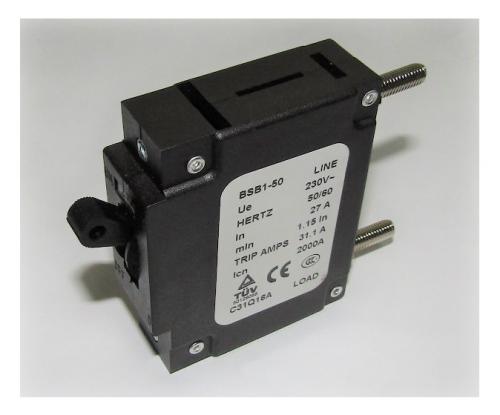 Выключатель автоматический (одинарный) 27А SGG 6000EN / AC circuit breaker