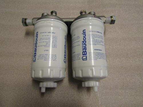 Кронштейн фильтров топливных (двойной) Baudouin 6M11/Fuel Filter Seat