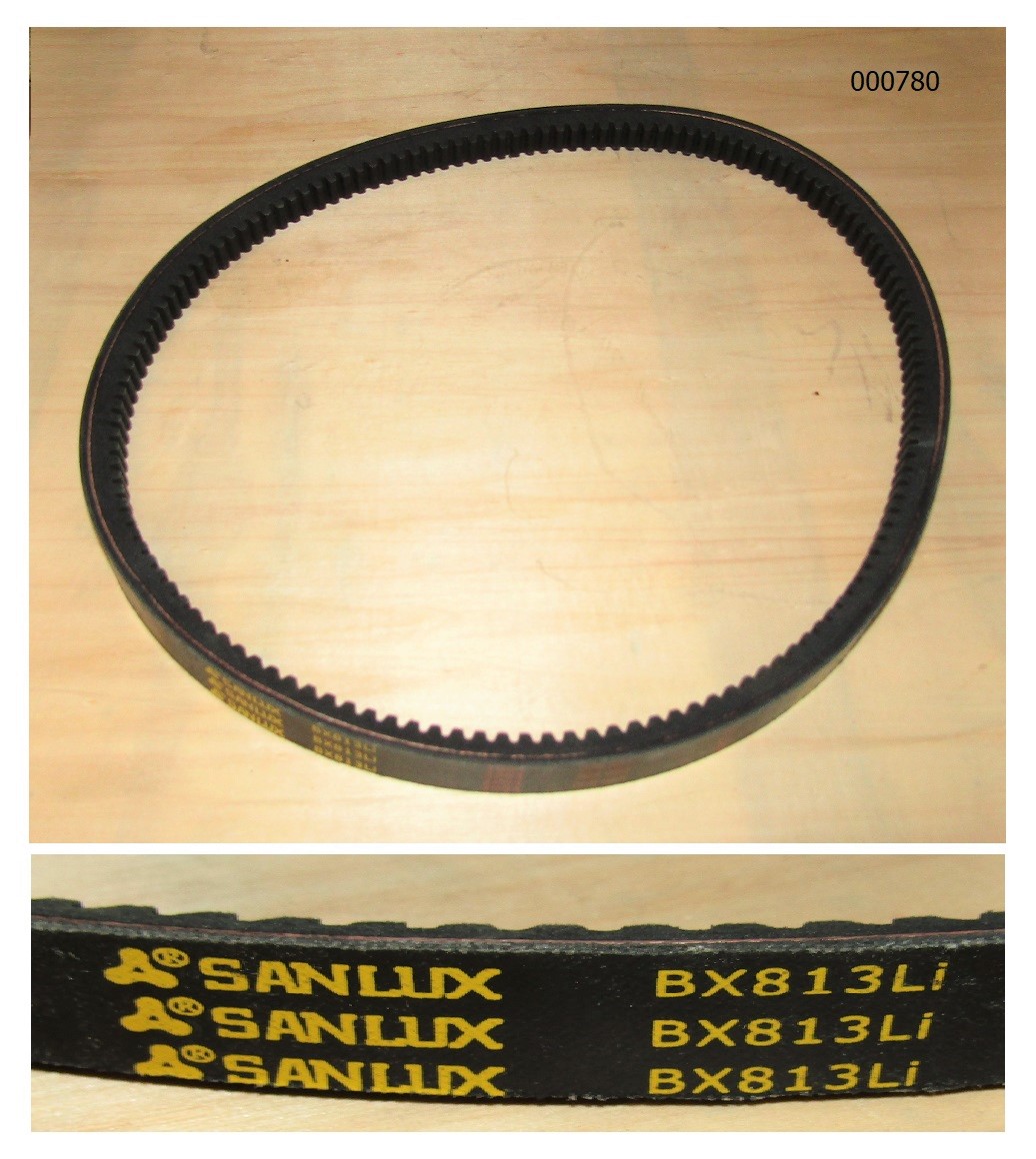 Ремень приводной зубчатый (Bx813Li) для TSS-VP80/90/100Т/V-Belt