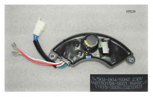 Регулятор напряжения SGG 9000ELA (230V,5,5-8,0 kw,6 контактов) / AVR 230V (660150158-0001)