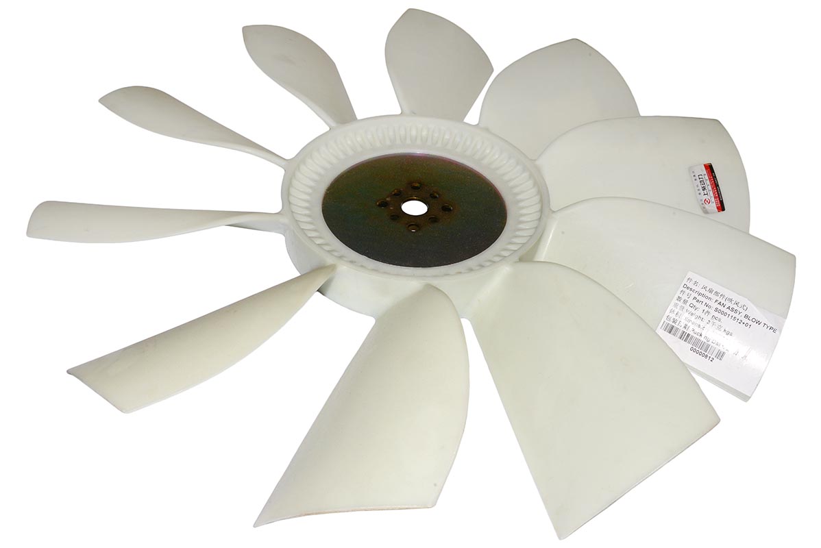Крыльчатка вентилятора (D=660/10) SDEC SC7H230D2; TDS 155 6LTE/Fan (S00011512+01)