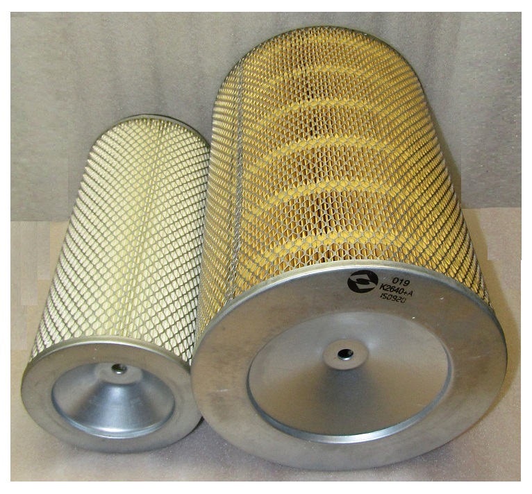 Фильтр воздушный двойной цилиндрический (Ф1-260х106х410/Ф2-160х106х360) SDEC SC7H250D2;TDS 168 6LTE/Air filter