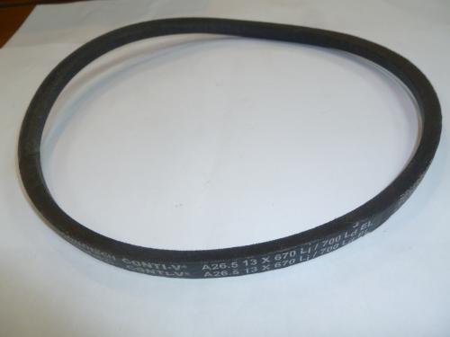 Ремень приводной гладкий (A26.5 13х670Li/700Ld) для ТСС DMD/DMR600-960/V-Belt