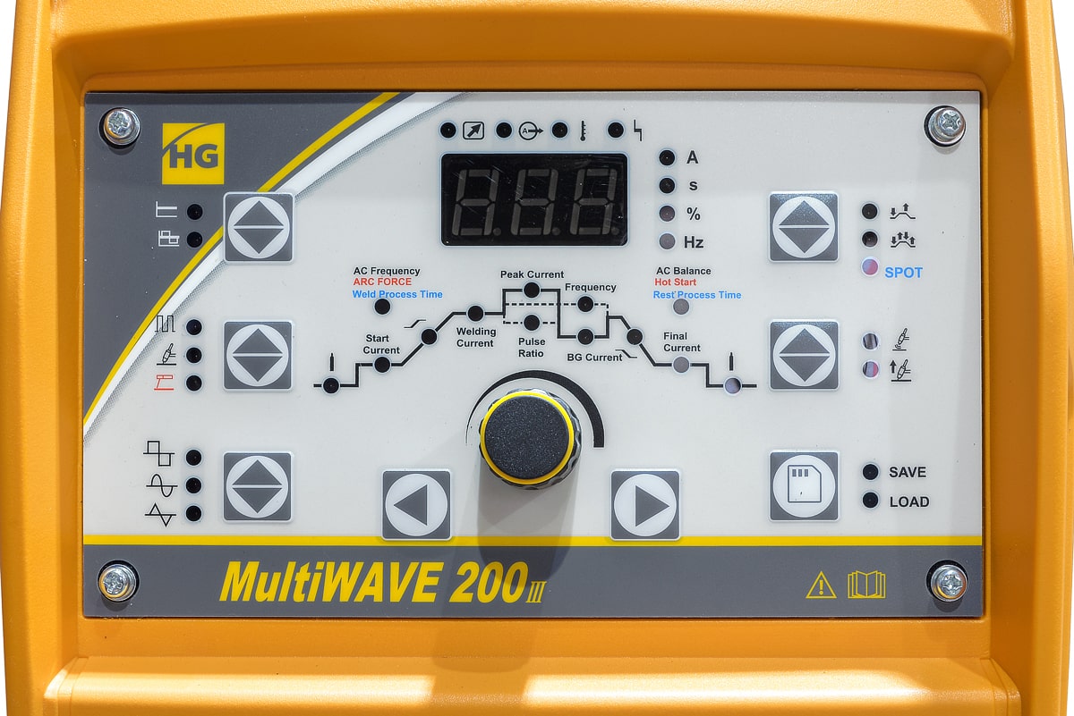 Аппарат аргонодуговой сварки HUGONG MultiWAVE 200 III AC/DC (cold tack, различные типы волны)