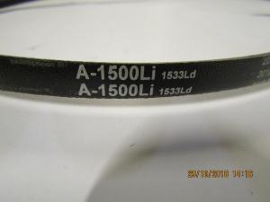 Ремень приводной гладкий (A-1500Li 1533Ld) для ТСС GW 52R/52B/52 с ЧПУ/V-Belt