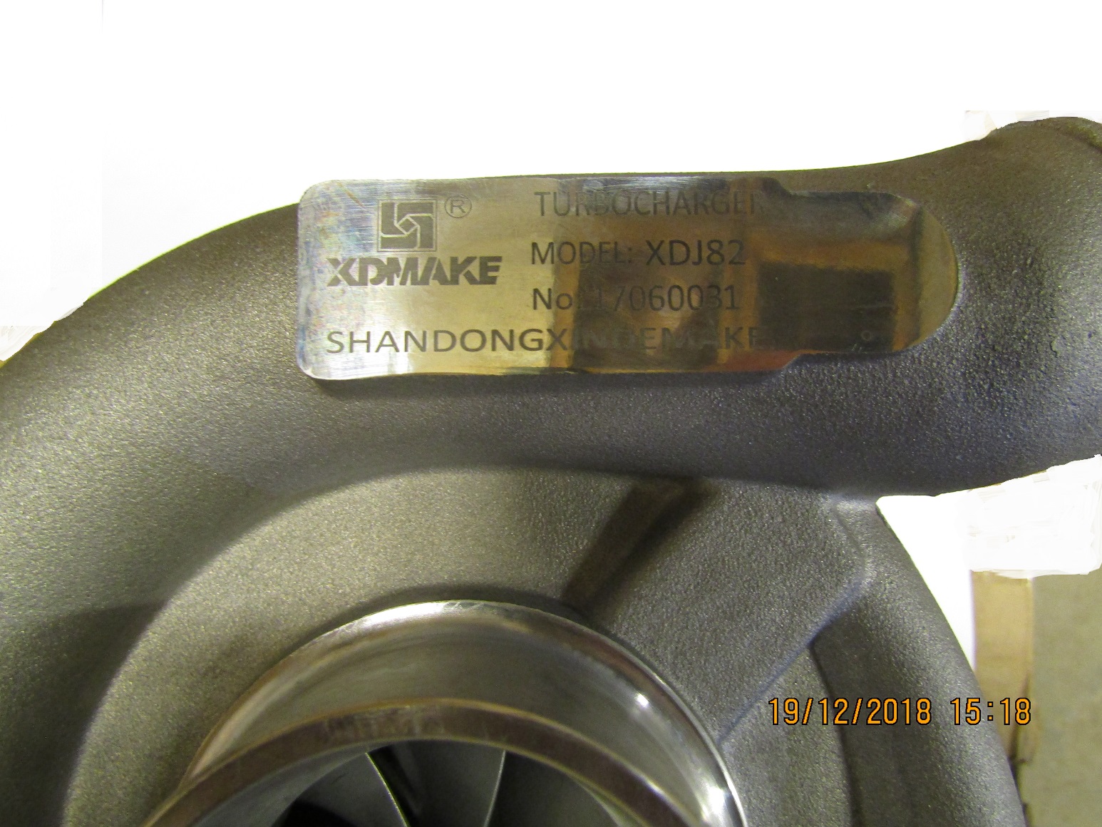 Турбокомпрессор Ricardo R6105AZLDS1; TDK 110 6LT(XDJ 82)/Turbocharger (6R1Z730100-A, K27-4S)