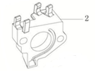 Инсулятор карбюратора T116 для LC192FD / Insulator carburetor (170440080-0001)