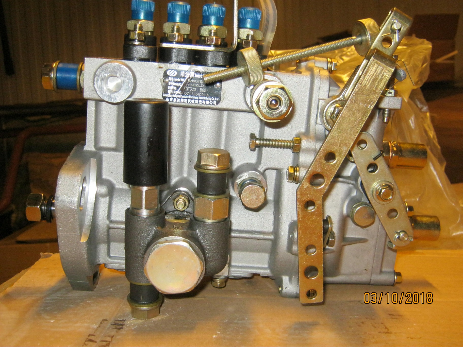 Насос топливный высокого давления TDY 48, 63 4LT/Injection pump assy (A1001000089)