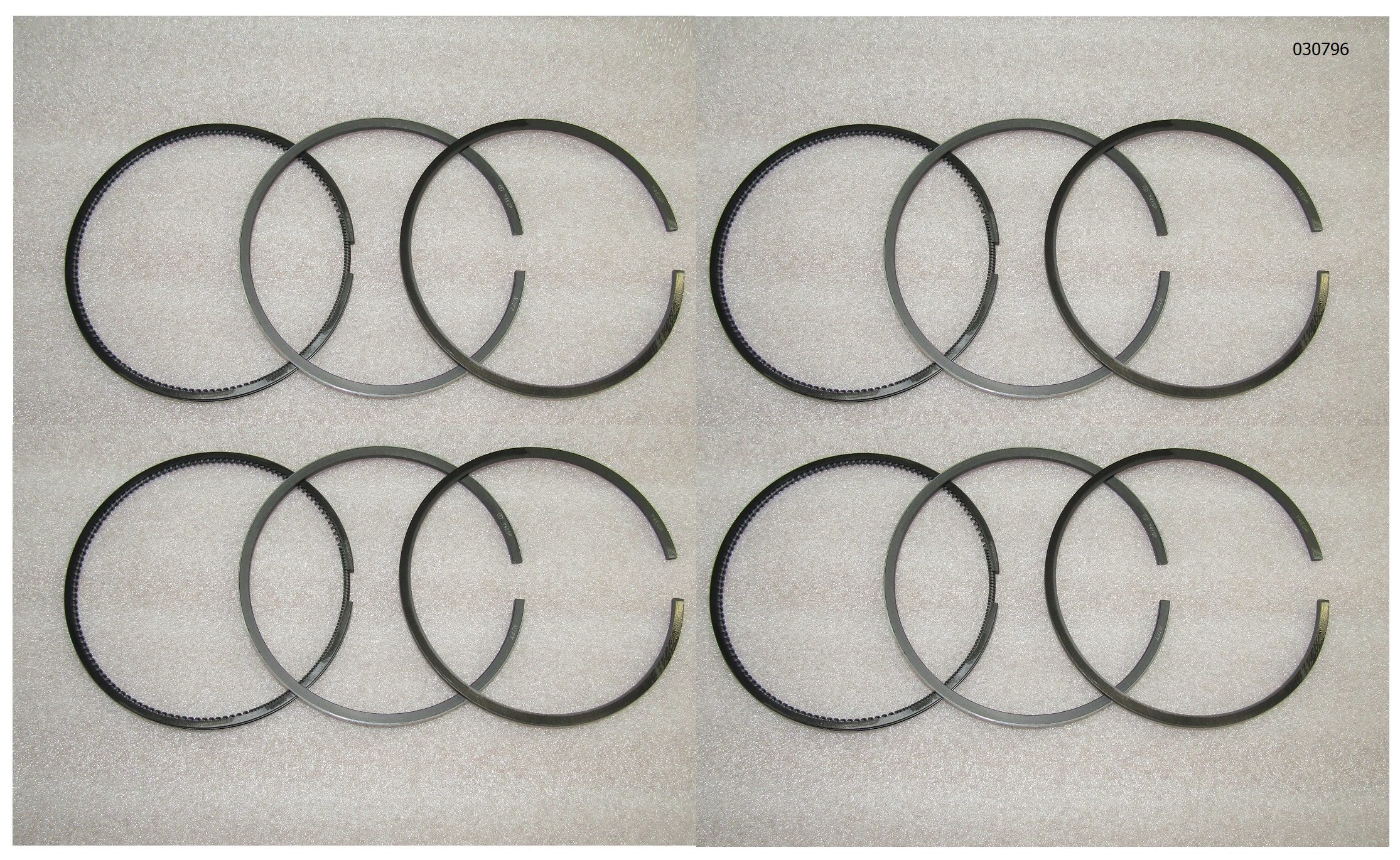 Кольца поршневые (D=105 мм, к-т на 1 дв-ль,12 шт ) TDY-63 4LT / Piston Ring assy