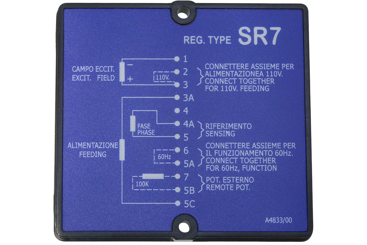 Регулятор напряжения Mecc Alte SR7-2G /SR7-2G AVR