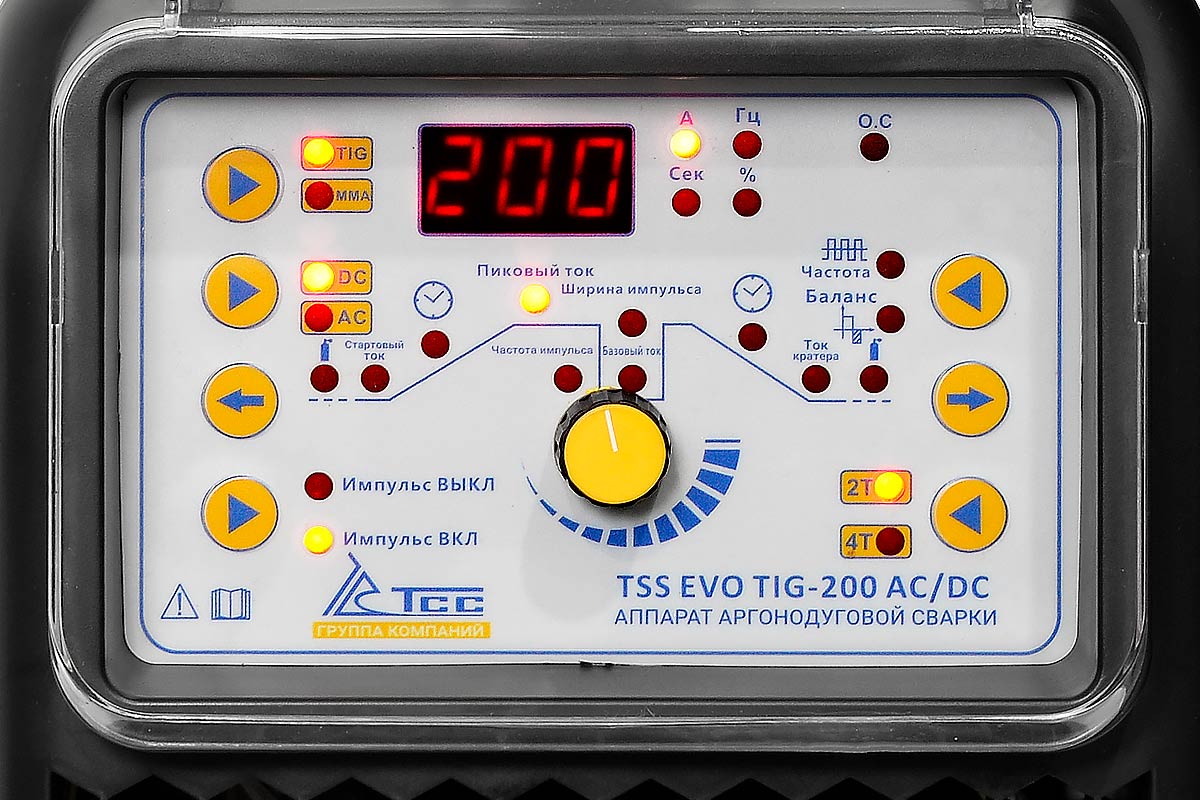 Аппарат аргонодуговой сварки TSS EVO TIG-200 AC/DC