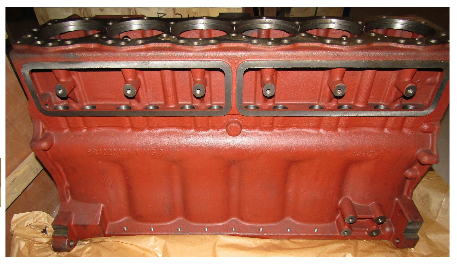 Блок цилиндров двигателя Ricardo R6110ZLDS; TDK 170 6LT/Cylinder Block (6R1020101ZC)