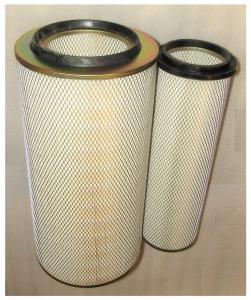 Фильтр воздушный двойной цилиндрический TDY 192 6LT /(Ф1- 240х142х490 /Ф2-139х110х460 мм) Air filter