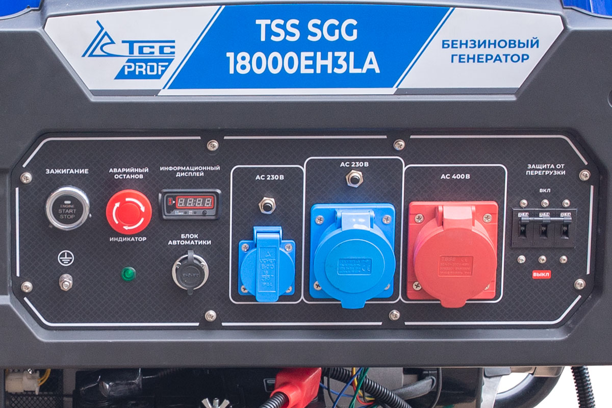 Бензогенератор TSS SGG 18000EH3LA-1