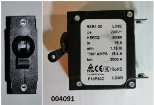 Выключатель автоматический (одинарный) 16A SDG 6500/Heat protector