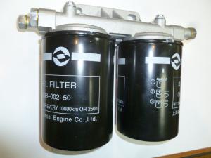 Фильтр топливный с кронштейном SDEC SC25G690D2 TDS 459 12VTE( двойной)/Fine fuel filters Assy (2*D63