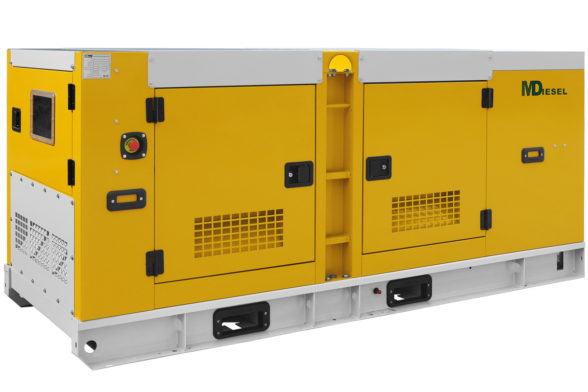 Резервный дизельный генератор МД АД-100С-Т400-1РКМ29 в шумозащитном кожухе
