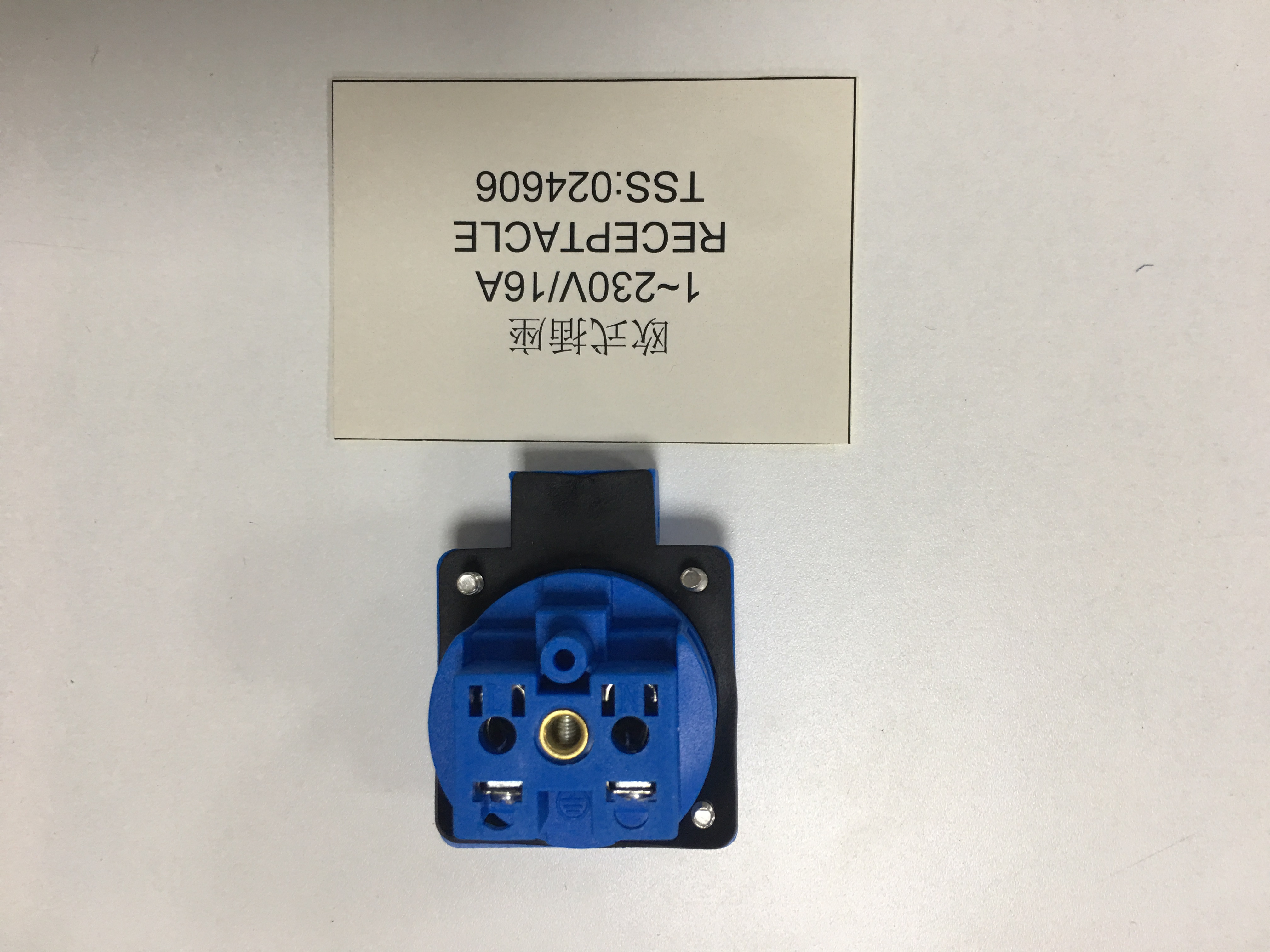 Розетка 1~230V/16A socket