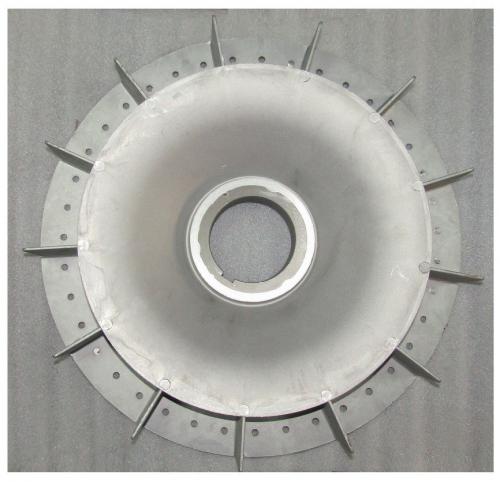 Крыльчатка генератора SA-200/Cooling fan for 200KW