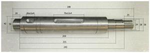 Вал ведущий TSS-WP320/Ecc. Rotary shaft, drive, №24 (CNP330A008-24)