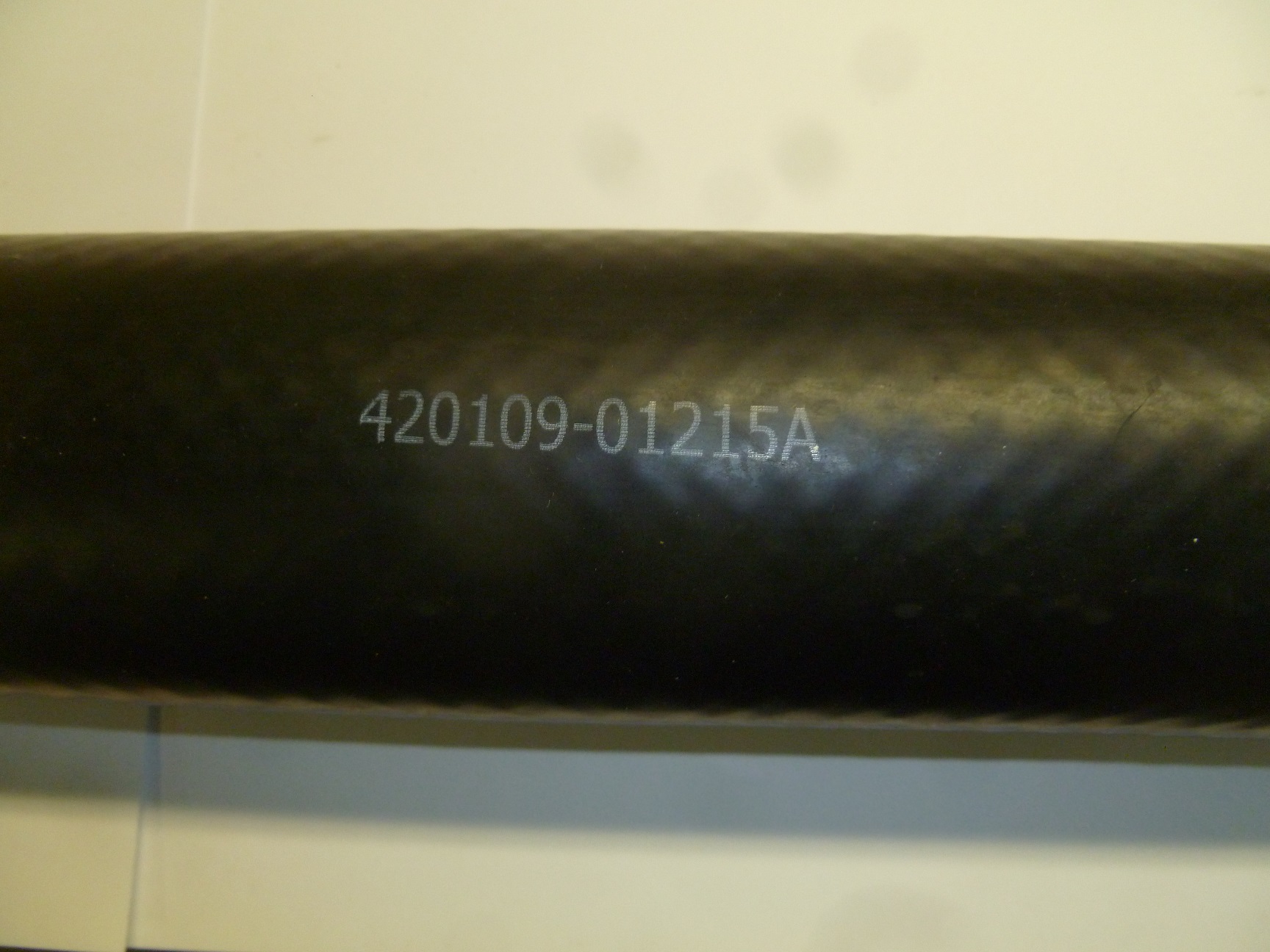 Патрубок радиатора нижний DP126LB (72х58,7х360х470)  /Rubber hose, water inlet