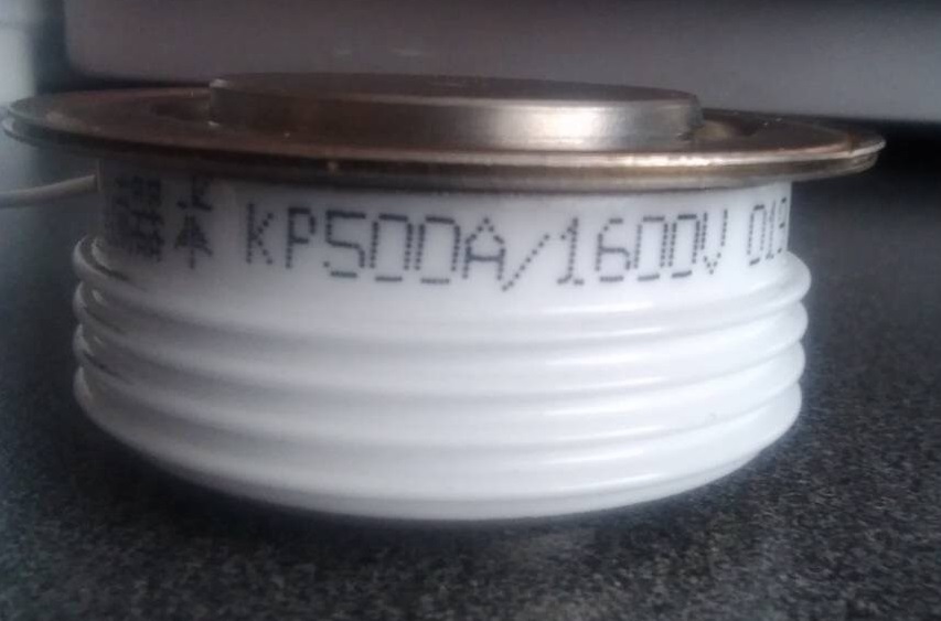 Тиристор силовой  KP500A/1600V для SW-1600