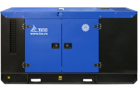 Дизельный генератор ТСС ЭД-24-Т400 в шумозащитном кожухе на прицепе