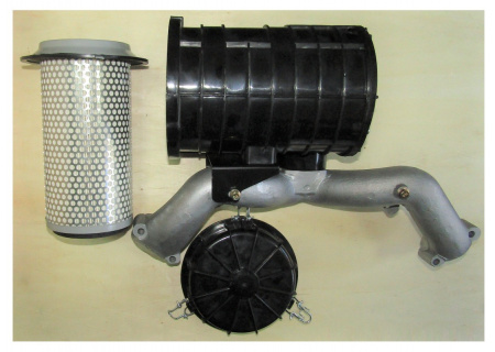 Фильтр воздушный в сборе (цилиндрический) с коллектором (замена арт.018306) SDG10000EH /Swirl type air filter assy