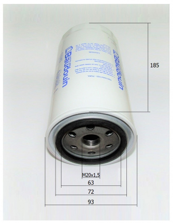 Фильтроэлемент топливный тонкой очистки топлива Baudouin 6M16G330/5/Fuel Filter Element (1001044160)