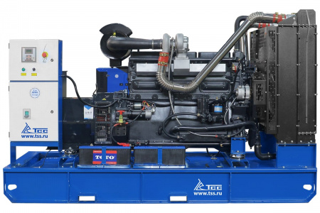 Дизельный генератор ТСС ЭД-200-Т400 в погодозащитном кожухе на прицепе