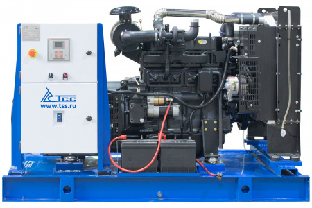 Дизельный генератор ТСС ЭД-60-Т400 с АВР в погодозащитном кожухе на прицепе