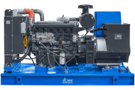 Дизельный генератор ТСС ЭД-120-Т400 с АВР в погодозащитном кожухе на прицепе