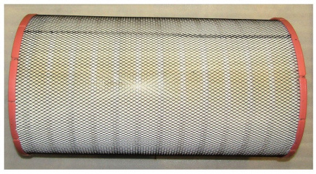 Фильтр воздушный одинарный цилиндрический ("глухой торец")  Baudouin12M26 (385х250х670) /Air filter (331008000249)