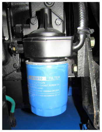 Фильтр масла в сборе с теплообменником Ricardo N4105ZDS; TDK-N 38,56,66 4LT/Oil filter assy  including oil cooler (Y375-09300K)