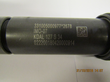 Форсунка топливная Baudouin 12M33G1400/5 /Fuel Injector (331005000977,KDAL 127 S34)