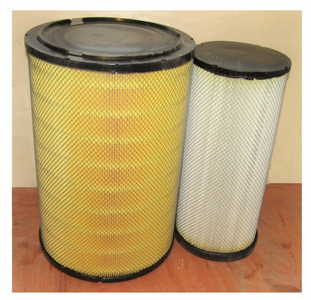 Фильтр воздушный двойной цилиндрический (глухой торец) TDW 339.353 6LT (Ф1-320х210х460/Ф2-200х157х435) /Air filter